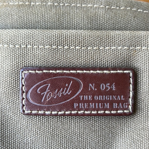 Fossil N 054 The Original Premium Bag Canvas & Leather - Picture 2 of 12